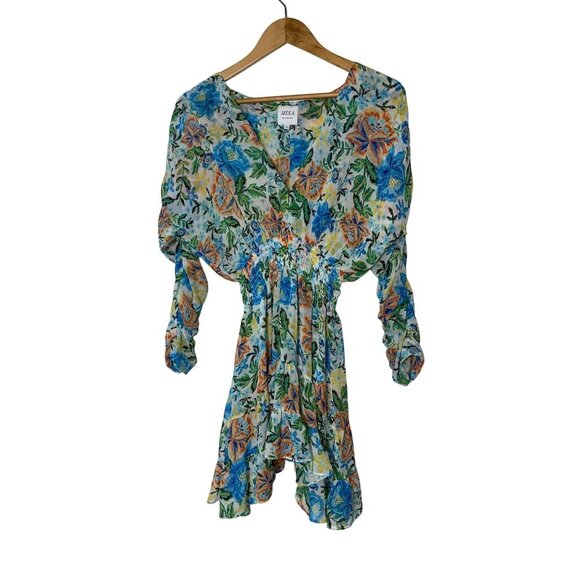 MISA Los Angeles Revolve Chiara Dress In Oasis floral| mini dress XS Womens - Picture 2 of 10